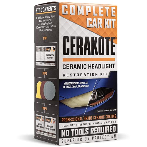 CeraKote headlight restore