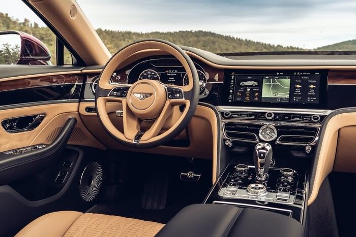 Bentley car interior